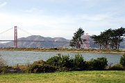 Golden Gate Bridge und Crissy Field Marsh
